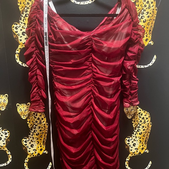 House of CB Scarlet Long Sleeve Dress - Picture 5 of 6